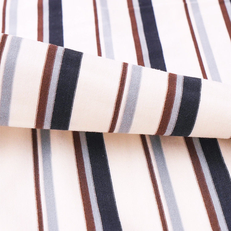 Tissu Madal hygroscopique et confortable anti-pilling Tissu à rayures pour le port occasionnel