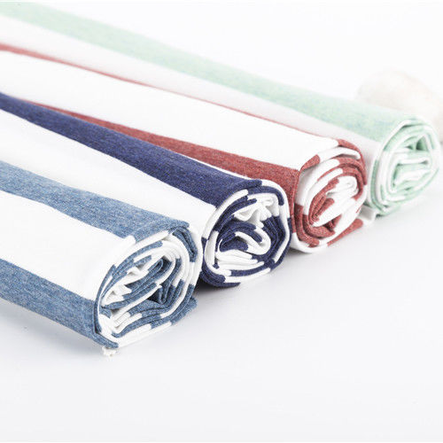 Tissu texturé rayé durable, peigné 175 cm Tissu rayé de couleur