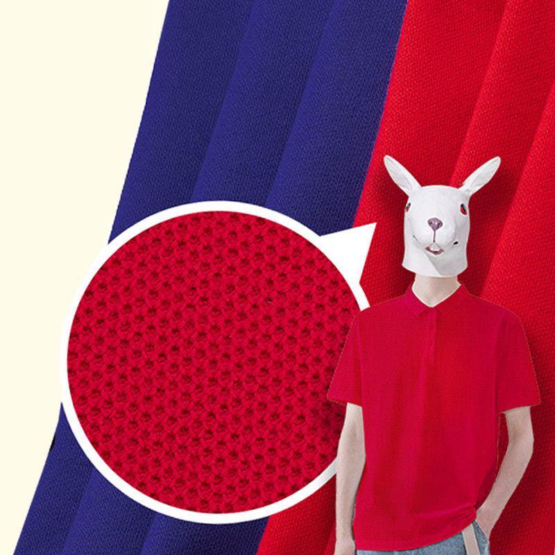 Le bout droit imperméable solide du tissu 26S de piqué de coton de couleur a peigné matériel