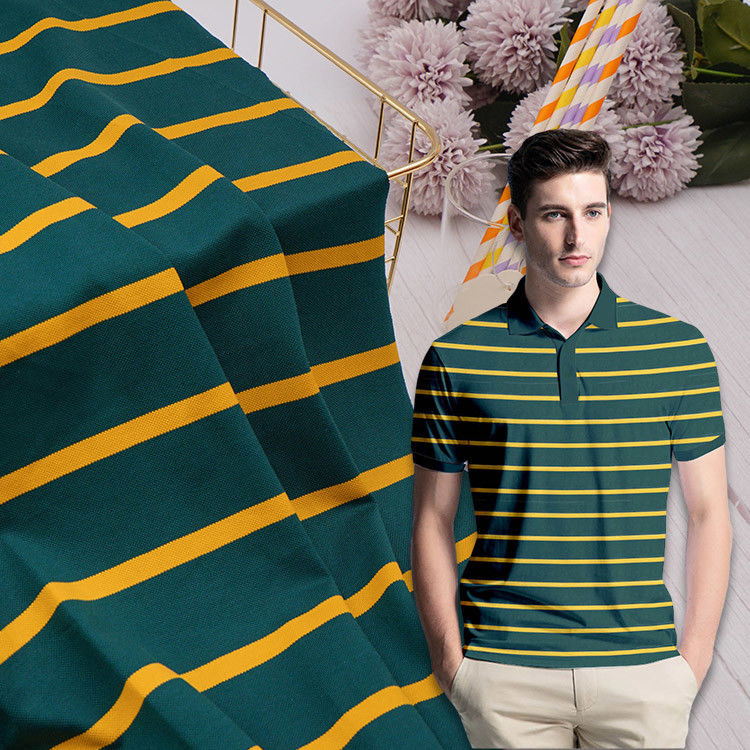 Des tissus en coton en tricot pour chemise polo