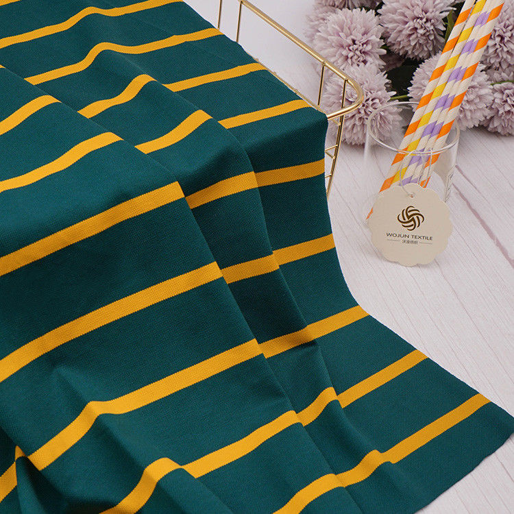 Des tissus en coton en tricot pour chemise polo