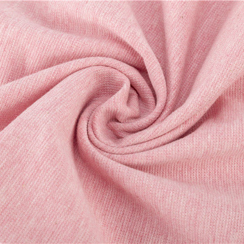 Tissu à tricoter à la jacquard 170g, couleur nette, coton, texture résistante aux rides