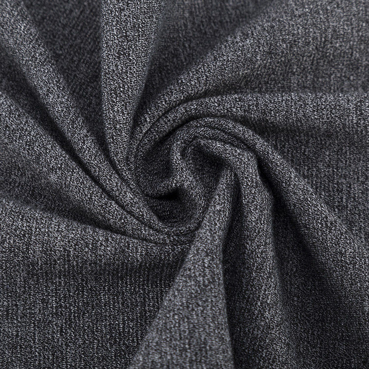 Résistant à l'usure Tissu de jacquard en tricot solide 165g Fil teint pour chemise de polo