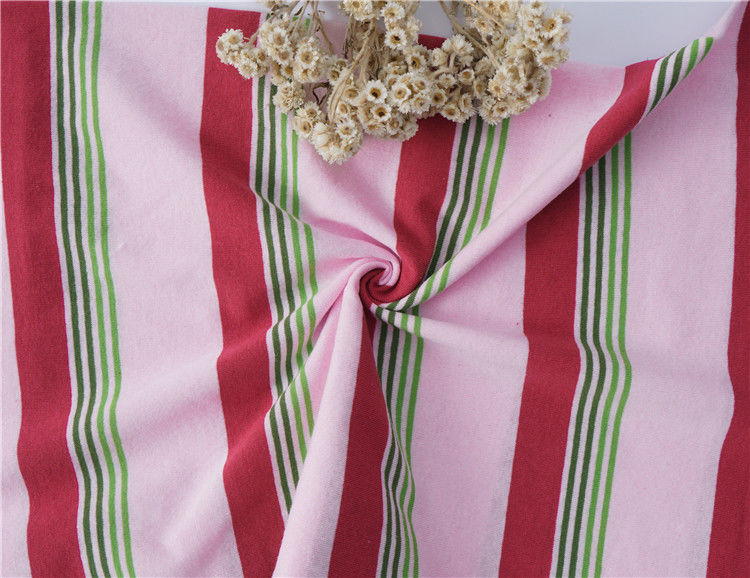 Tissu en coton rayé pour polo 30S poids de fil