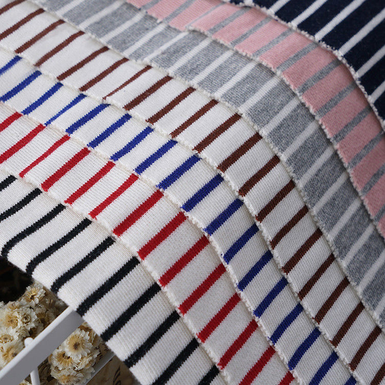 Stylé et confortable et généreux et décontracté Tissu en coton rayé pour hoodie
