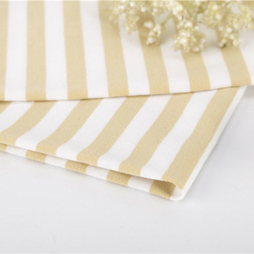 Résistant à l'usure facile à sécher Matériau rayé Tissu Tricot Style Pour T-shirt