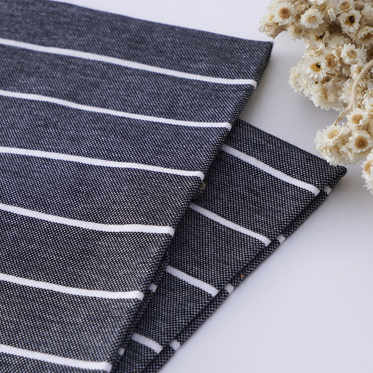 Confortable et haut de gamme Durable Élasticité modérée Tissu tricoté rayé Pour polo