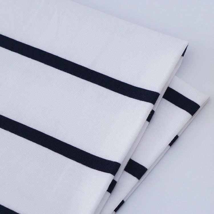 Confort et haute qualité respirant facile à entretenir Tissu à rayures pour vêtements à manches longues