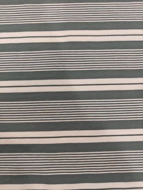 Tissu à rayures en coton pour T-shirt de haute qualité et écologique