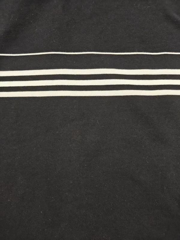 Tissu de coton peigné confortable, teint de fil, absorbant la sueur, en bon état de santé, rayé, pour polo