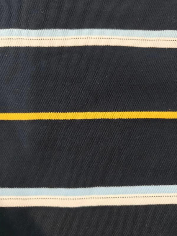Facile d' entretien et de haute qualité Nettoyer et confortable Tissu tricoté rayé Pour polo