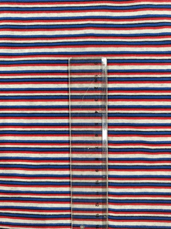 Tissu tricoté à rayures pour T-shirt