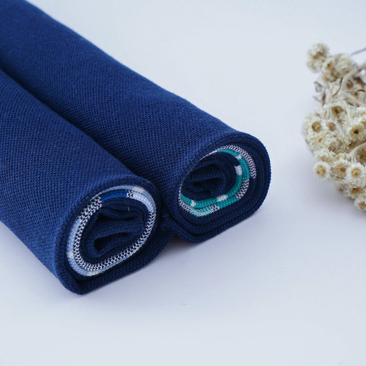 21S Santé et sécurité respirante et tissu tricoté à rayures uniques pour polo