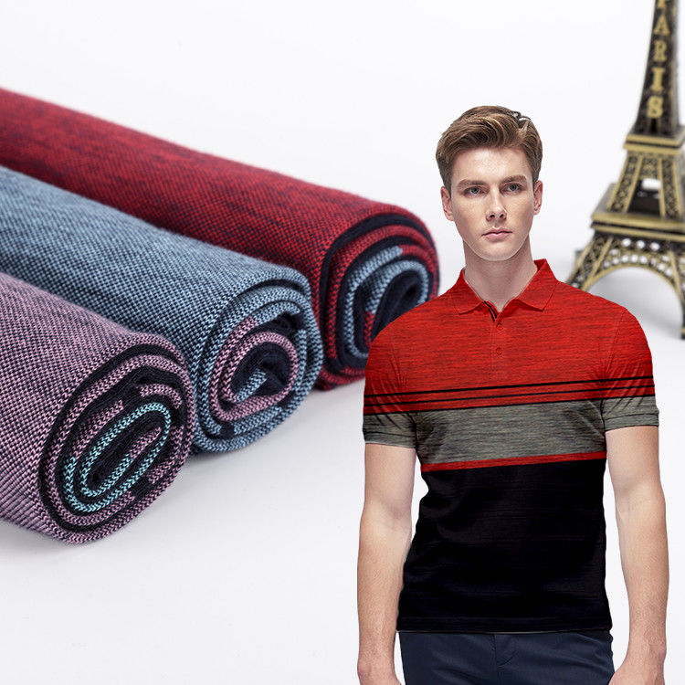 Tissus tricotés rayés pour les vêtements