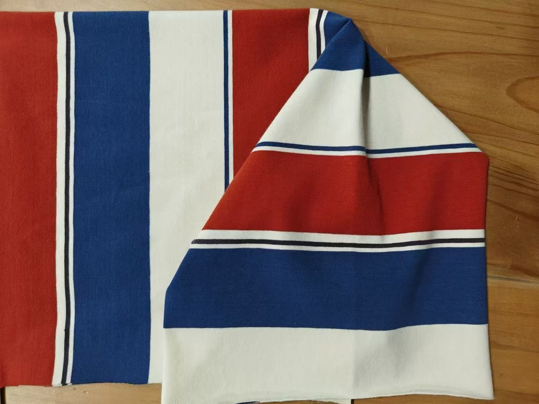 Non facile à déformer et élastique et confortable Tissu de matériau rayé pour le port occasionnel