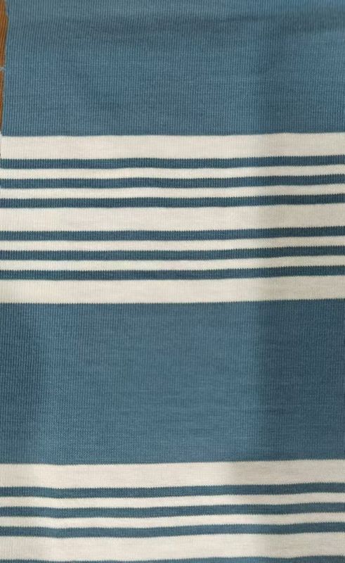 Tissu de matériau rayé confortable, respirant et sain, adapté à la peau, pour le port occasionnel
