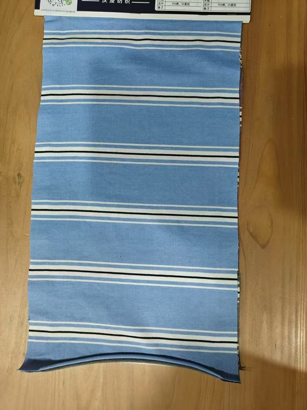 Tissu à rayures confortables, résistant à l'humidité et à la sueur, propre à la peau