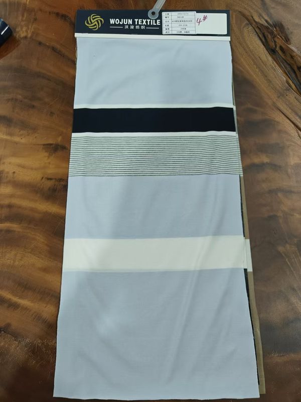 Tissu en coton pur, élastique, écologique et rayé, propre à la peau, pour le port occasionnel