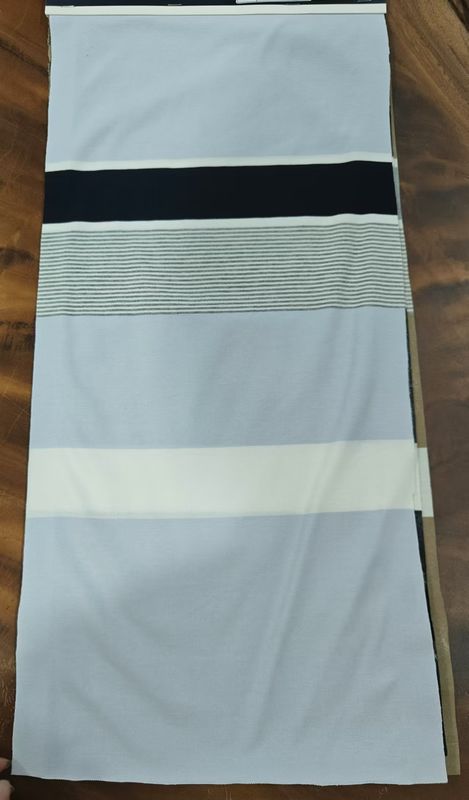 Tissu en coton pur, élastique, écologique et rayé, propre à la peau, pour le port occasionnel