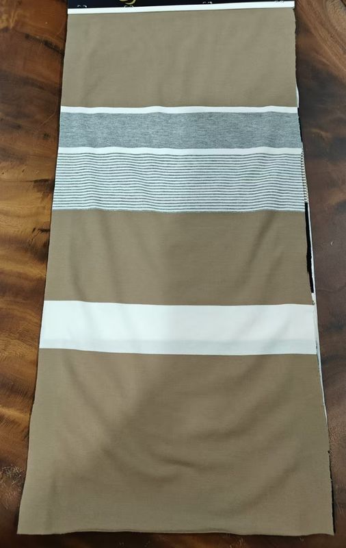 Tissu en coton pur, élastique, écologique et rayé, propre à la peau, pour le port occasionnel