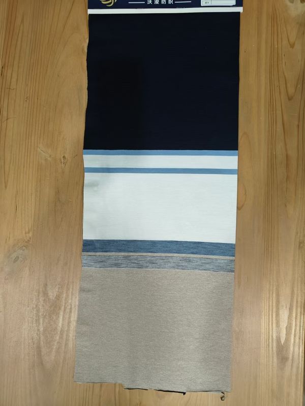 Touche douce et fraîche et sèche douce et à la mode Tissu tricoté à rayures pour polo