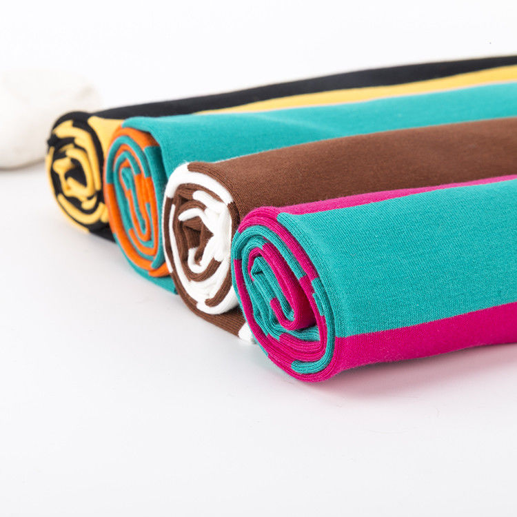 Confortable et à la mode et propre à la peau Tissu tricoté rayé pour polo