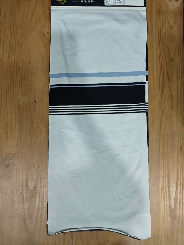 Environnemental et à la mode et durable et doux Tissu tricoté à rayures pour le port occasionnel