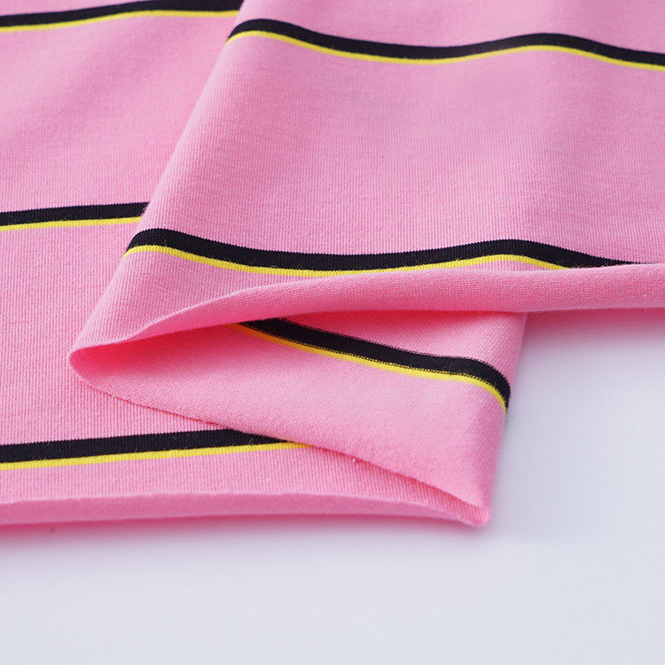 Tissus tricotés à rayures personnalisés et multicolores pour le port occasionnel