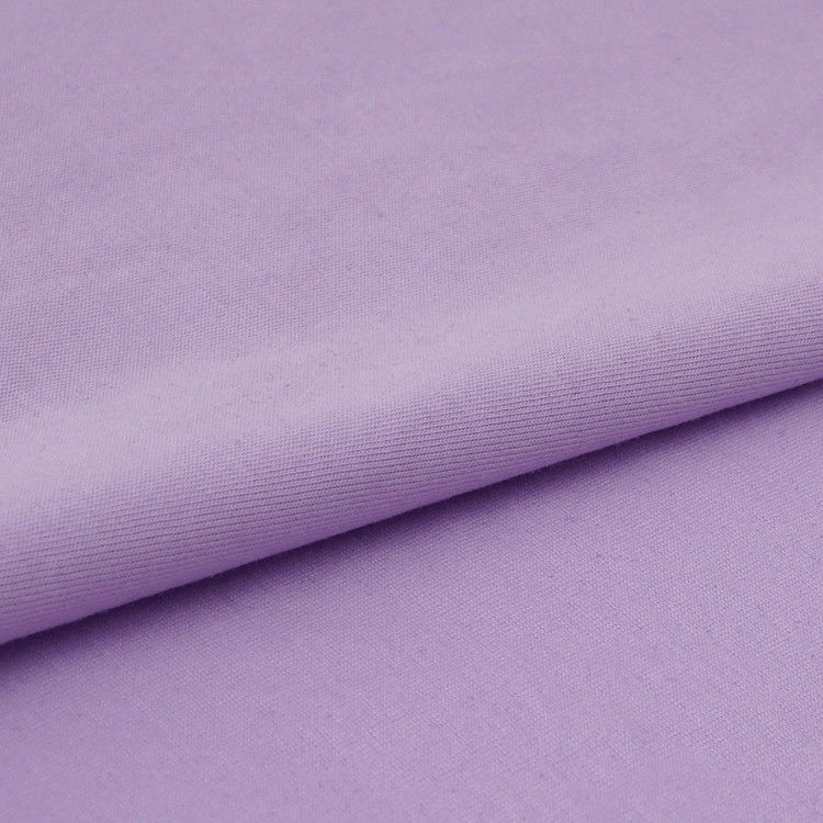Tissu de T-shirt en coton doux et propre à la peau et simple et généreux