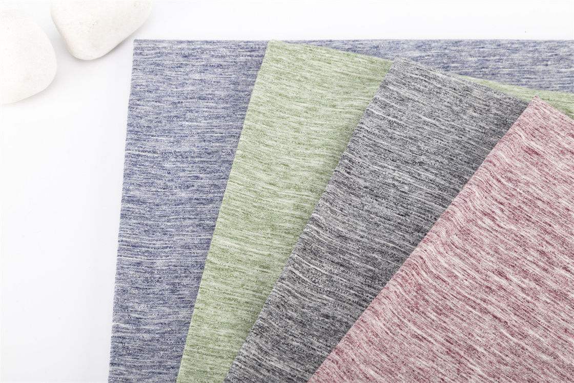 Tissu à rayures sain et écologique pour t-shirt