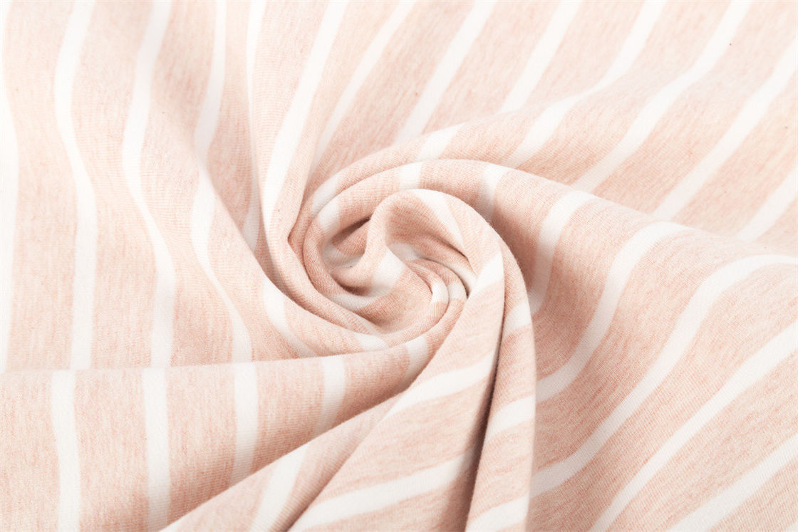 Tissu de matériau à rayures confortables et doux et élastiques pour le port occasionnel