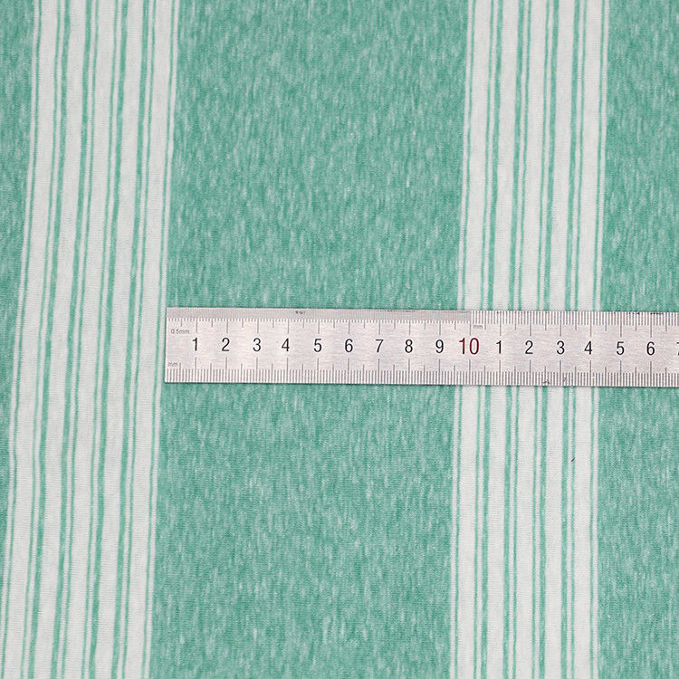 Délicat et confortable beau et simple Tissu tricoté rayé pour T-shirt