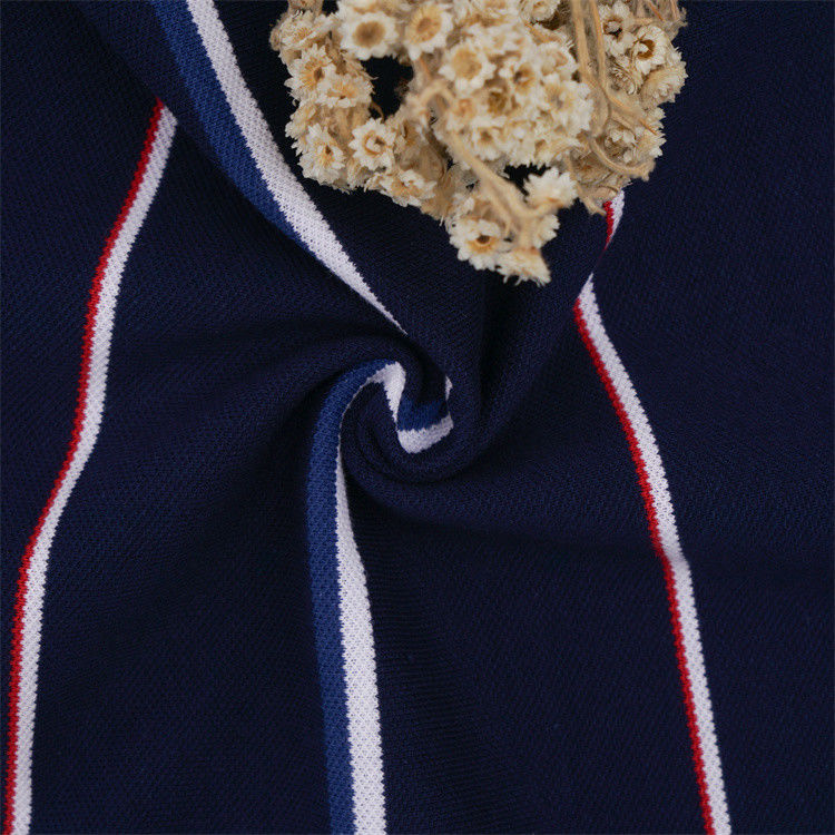 Tissu tricoté à rayures durable et de haute qualité