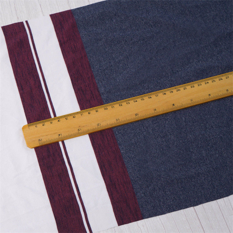 Tissu tricoté à rayures à la mode et classique pour T-shirt
