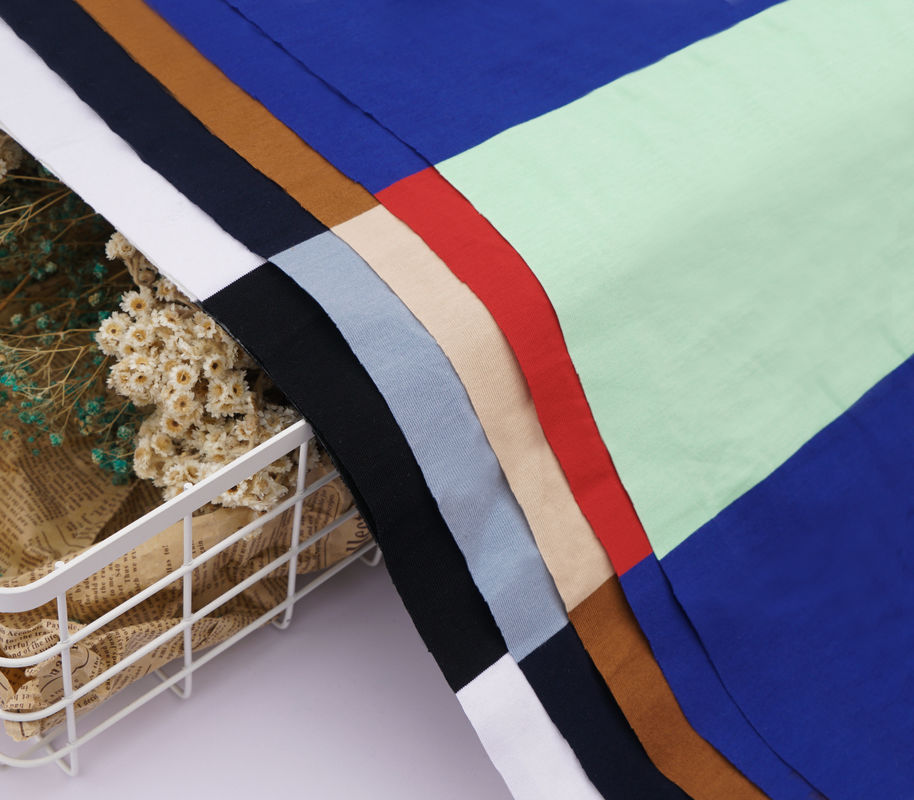 Tissu tricoté à double bande naturel et écologique pour T-shirt