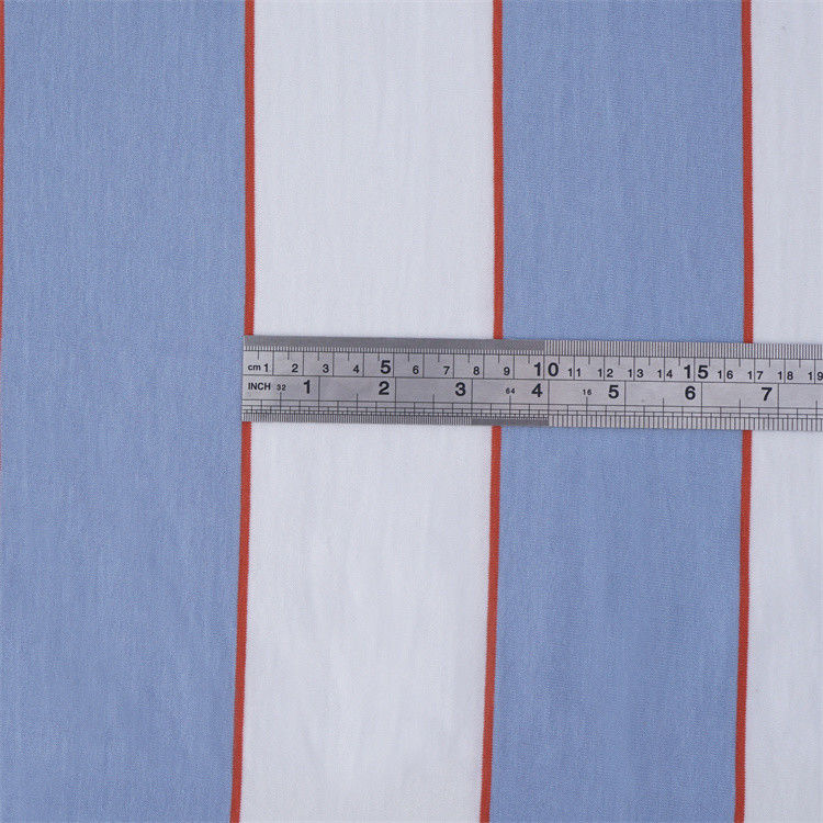 Tissu tricoté rayé sain pour le port occasionnel