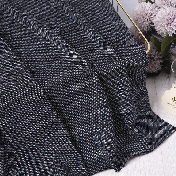 Tissu de tricot rayé naturel respirant et confortable pour T-shirt