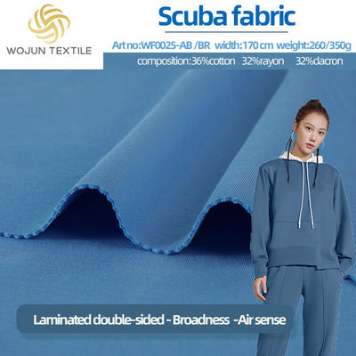 Tissu de tricotage de scaphandre bilatéral, 100 coton respirable solide Terry Fabric