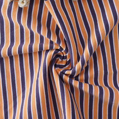Tissu à rayures de haute qualité, doux et propre à la peau, pour t-shirt