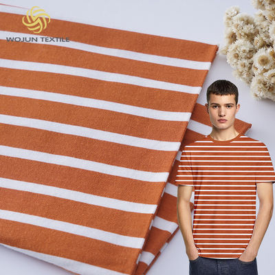 175cm Tissu en matériau rayé 100% coton fil teint Texturation respirable