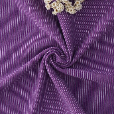 Un bon prix. 100 Tissu en coton rayé de 175 cm Tissu de chemise teintée en fil durable en ligne