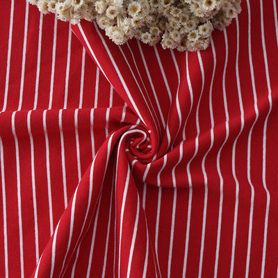 Un bon prix. Tissu à rayures de coton pur, tissus à rayures de couleur combinée pour le jersey. en ligne