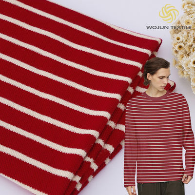 Un bon prix. Le tissu barré 320gsm 21S de piqué de coton a peigné la technique pour Terry français en ligne