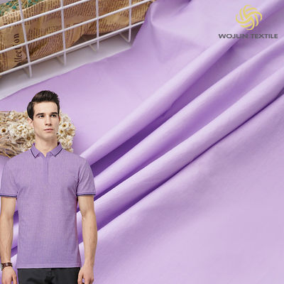 Un bon prix. Le lustre solide mercerisé de Polo Shirt Cotton Fabric Breathable a tricoté matériel en ligne