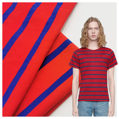 Un bon prix. Tissu de t-shirt organique absorbant la sueur, 190 gm 32S Tissu de tricot en coton lycra en ligne