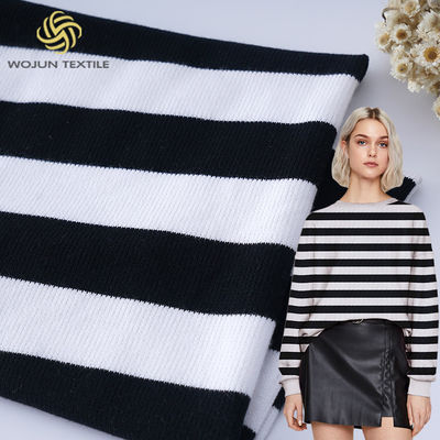 Un bon prix. Tissus à rayures teintés en fil d'étirement de 163 cm Tissus pour la maison Tissus doux en tissu de Terry français en ligne