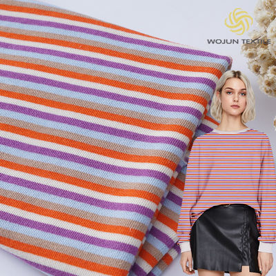 Le ressort français sué de Terry Fabric 21S de coton absorbant barré tricotent le tissu