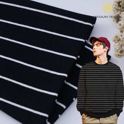 Un bon prix. Tissu de coton teint de coton peigné Tissu tricoté en hiver Tissu Terry Faible rétrécissement en ligne