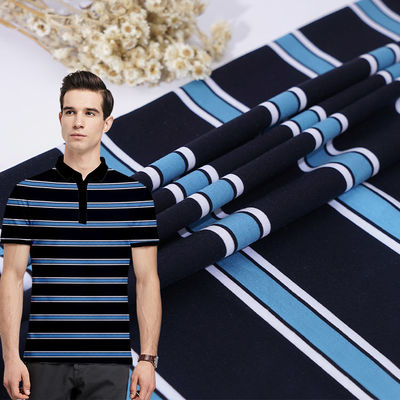 Le fil 100% simple de tissu de débardeur de coton a teint 175gsm pour le vêtement d'affaires