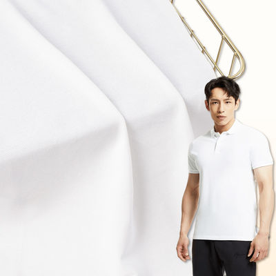 Tissu de coton lycra à l' air, 190 gm Y-81091 Tissu teinté massif